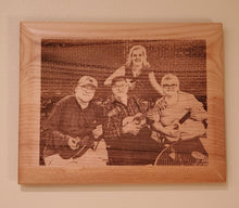 Load image into Gallery viewer, Alder Infinity Edge Plaque Engravable