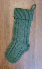 Load image into Gallery viewer, Christmas Stockings with name engraved on a leatherette patch
