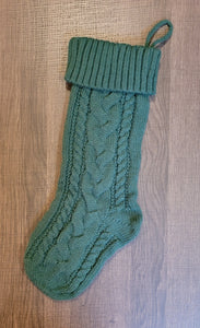 Christmas Stockings with name engraved on a leatherette patch