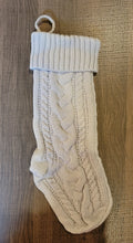 Load image into Gallery viewer, Christmas Stockings with name engraved on a leatherette patch
