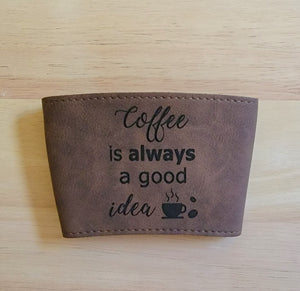 Coffee Cup Sleeves Engravable