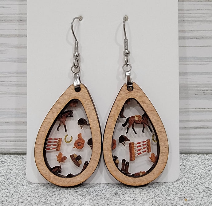 Kentucky Show Horse Earrings