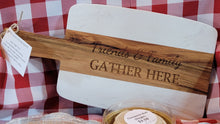 Load image into Gallery viewer, Marble &amp; Acacia wood serving/cutting board
