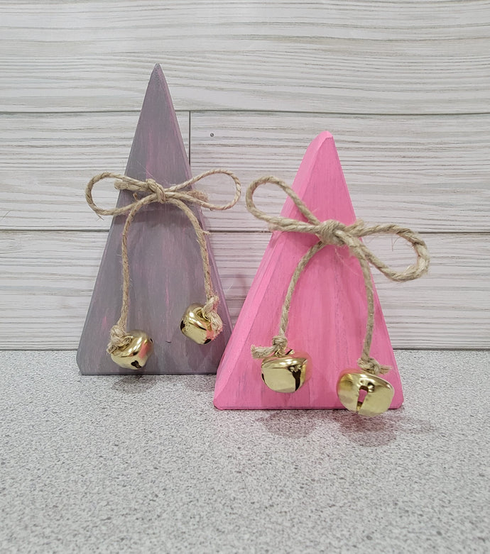 Wood Christmas Trees set of 2