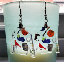 Load image into Gallery viewer, Ky Icon Jockey Silk Earrings
