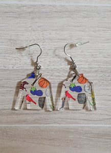 Ky Icon Jockey Silk Earrings
