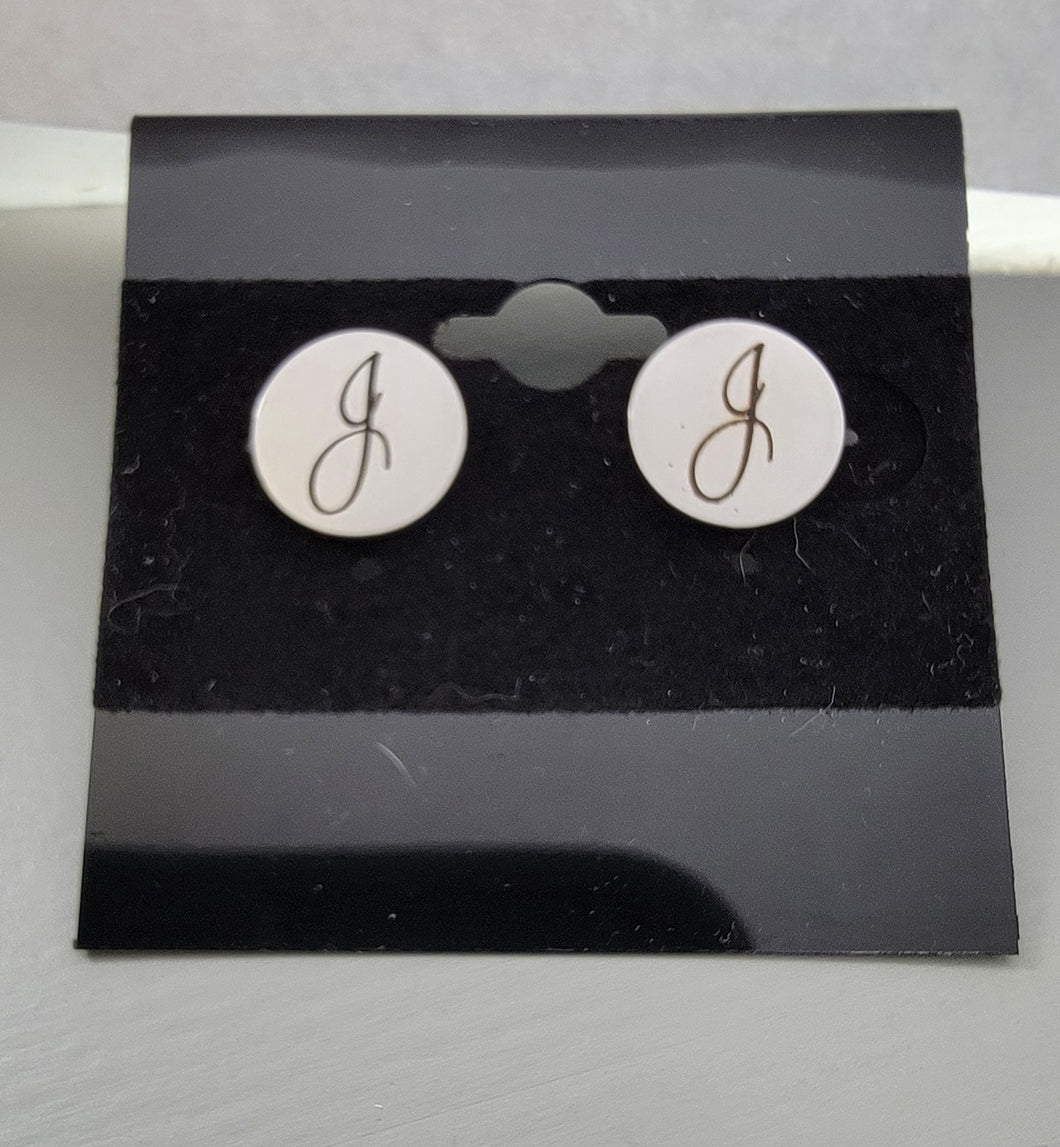 Personalized Stainless Steel Stud Earrings