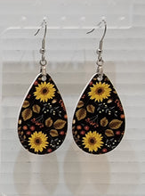 Load image into Gallery viewer, Fall Sunflower Earrings
