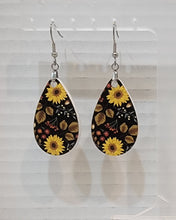 Load image into Gallery viewer, Fall Sunflower Earrings
