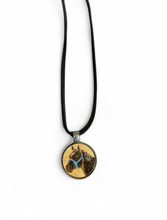 Load image into Gallery viewer, Painted Pendant Necklace
