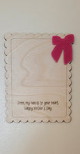 Load image into Gallery viewer, Mother's Day DIY Handprint Plaque Keepsake
