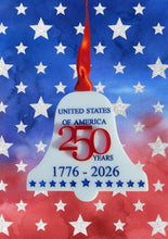 Load image into Gallery viewer, Liberty Bell 250 Years Ornament

