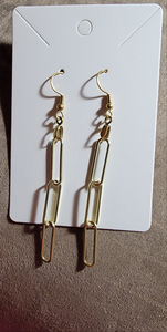 Paperclip Dangle Earrings