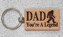 Load image into Gallery viewer, Wood Rectangle keychain
