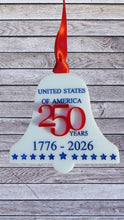Load image into Gallery viewer, Liberty Bell 250 Years Ornament
