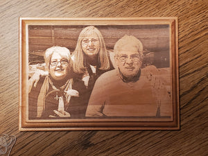Alder Infinity Edge Plaque Engravable
