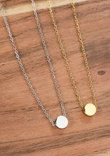 Load image into Gallery viewer, Petite Circle Charm Necklace
