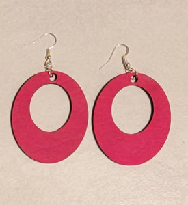 Large Oval Hoop Earrings