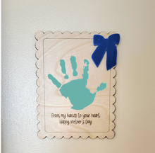 Load image into Gallery viewer, Mother's Day DIY Handprint Plaque Keepsake
