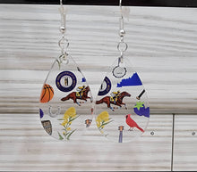 Load image into Gallery viewer, Kentucky Acrylic Earrings
