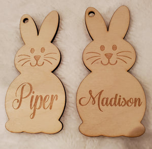 Bunny Gift Tag - Personalized