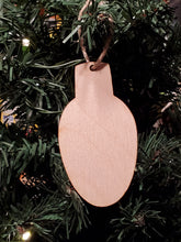 Load image into Gallery viewer, Christmas bulb gift tag/ornament - engravable
