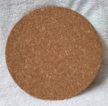 Load image into Gallery viewer, Blank cork heat trivets engravable
