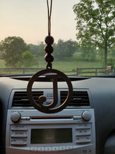 Load image into Gallery viewer, Letter J Car Charm
