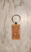 Load image into Gallery viewer, Wood Rectangle keychain
