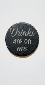 Slate coasters