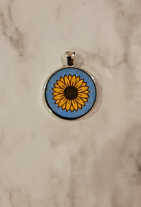 Painted Pendant Necklace