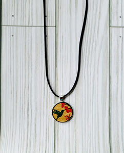 Painted Pendant Necklace