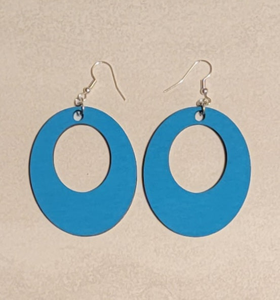 Large Oval Hoop Earrings