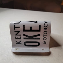 Load image into Gallery viewer, License plate business card holder

