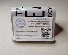 Load image into Gallery viewer, License plate business card holder
