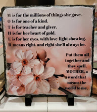 Load image into Gallery viewer, Mother&#39;s Day Plaque
