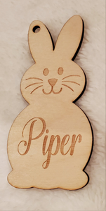 Bunny Gift Tag - Personalized