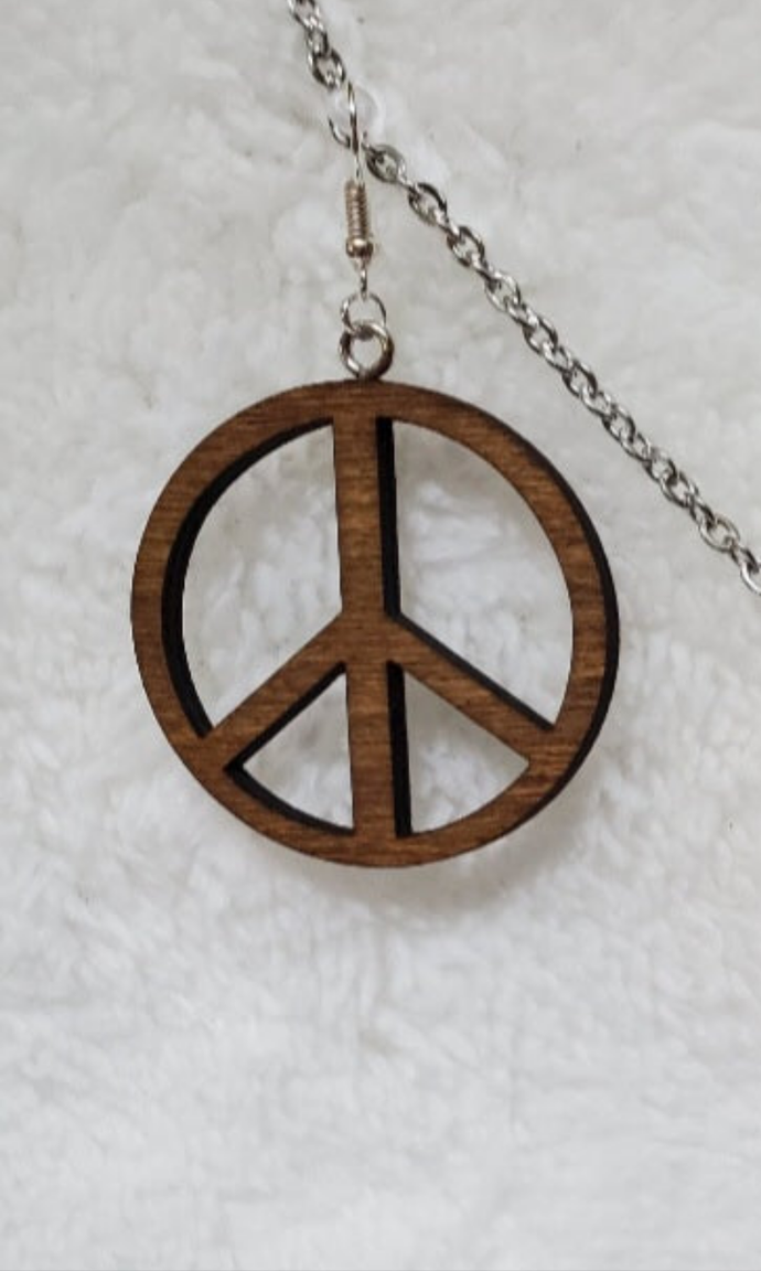 Peace Symbol Earrings