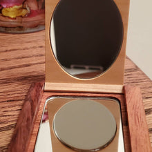 Load image into Gallery viewer, Maple &amp; Rosewood compact mirror - Engravable SUPPLIER HAS DISCONTINUED THIS ITEM, PURCHASE WHILE YOU CAN
