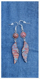 Feather earrings