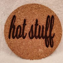 Load image into Gallery viewer, Blank cork heat trivets engravable

