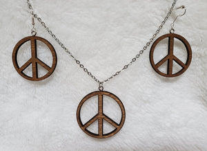 Peace Symbol Earrings