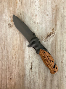 Black Pocket Knife