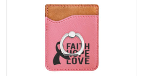 Phone Wallet/Card Holder - Engravable